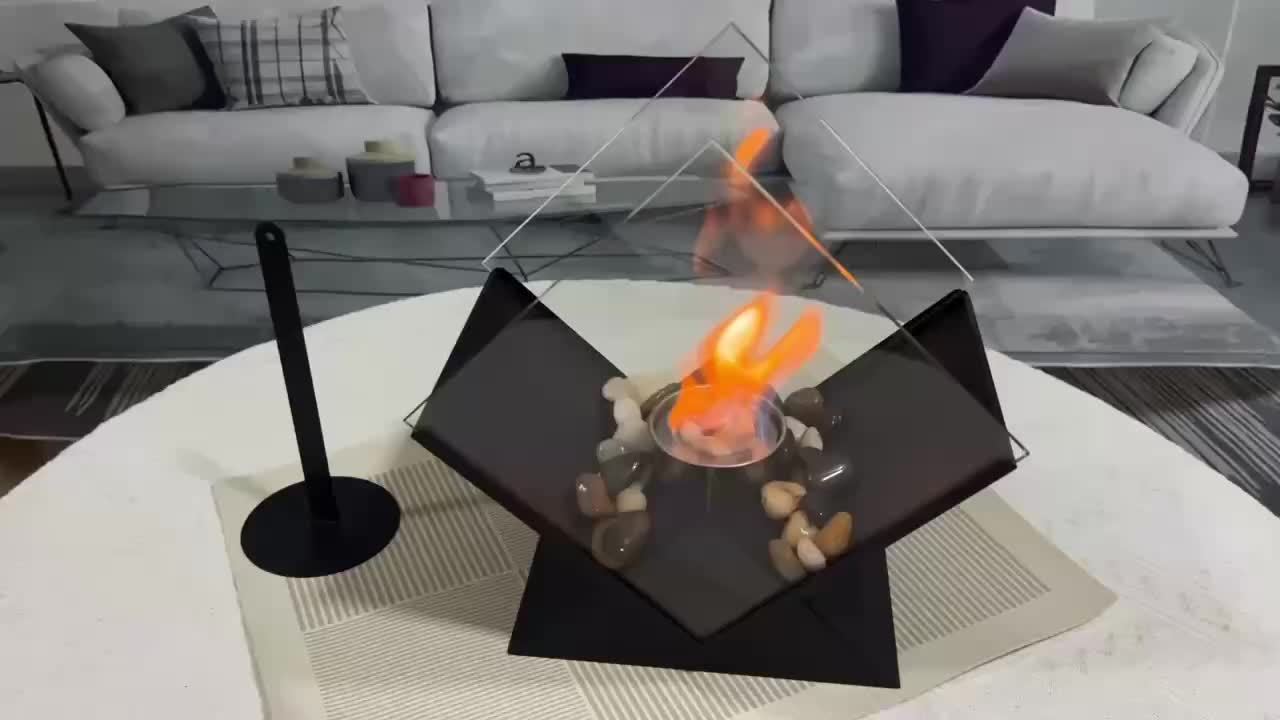 FestiveFlame | Klassieke open haard – Compacte sfeer voor binnen en buiten