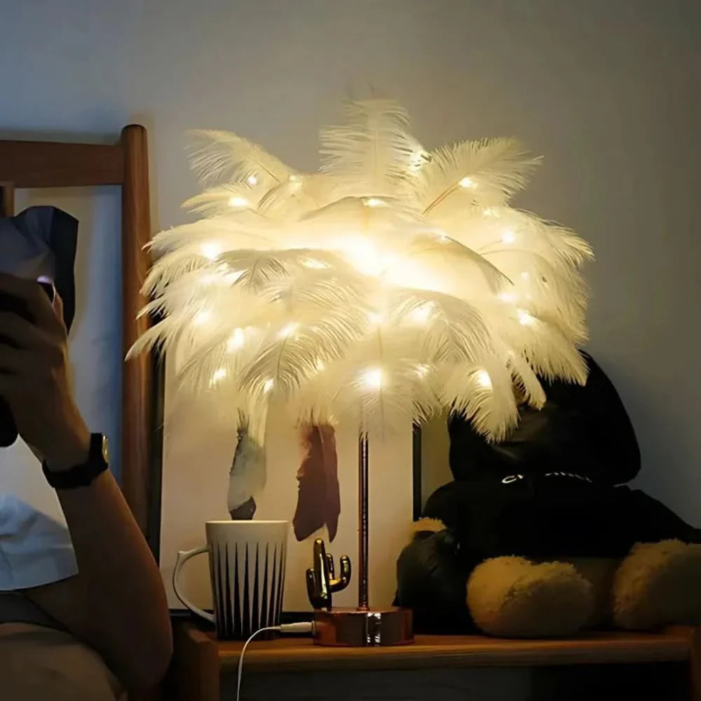 LumaPalm | Feather Palmboomlamp
