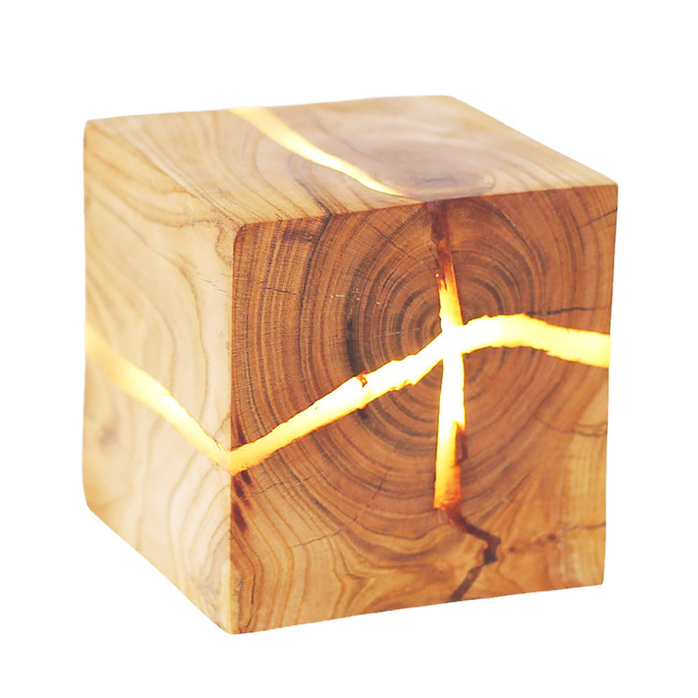 Cracked Wood | Vierkante Wandlamp Verlichting