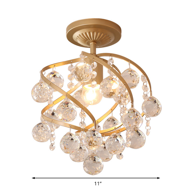 GlimmeringSpiral | Luxe kristallen plafondlamp