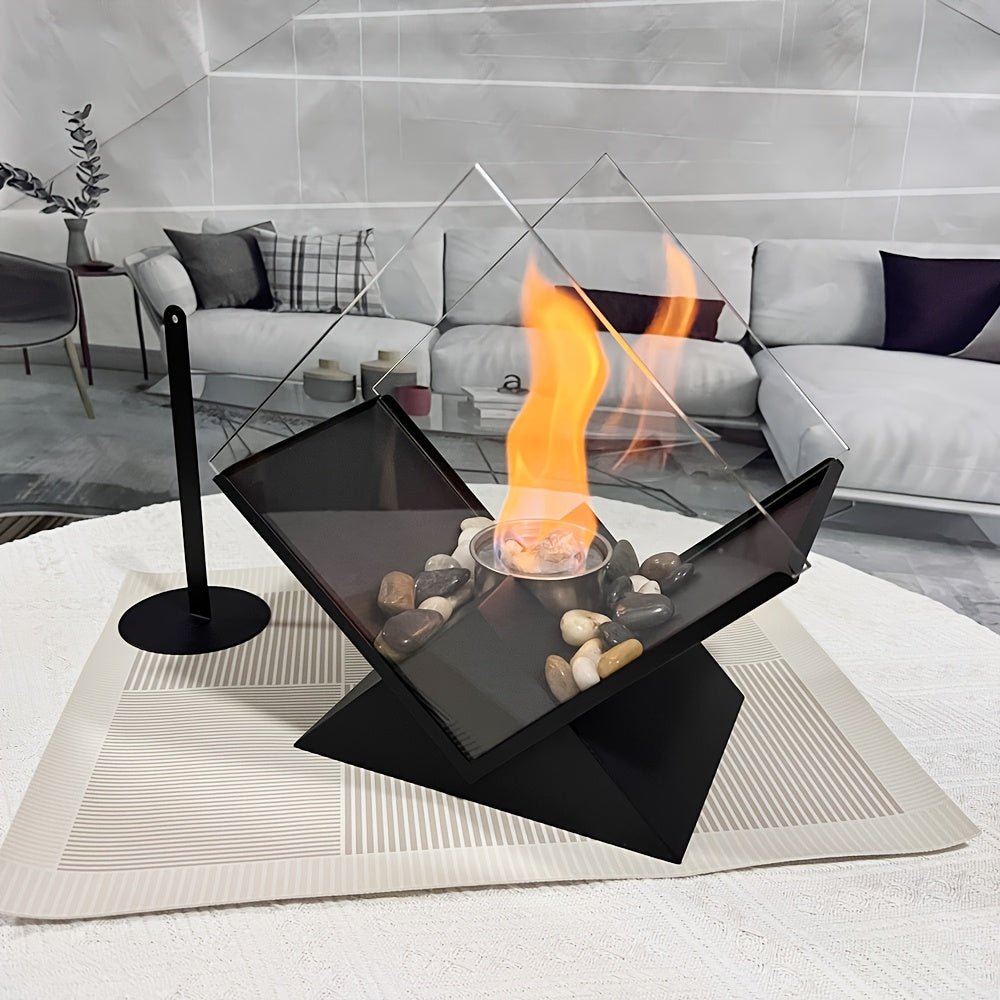 FestiveFlame | Klassieke open haard – Compacte sfeer voor binnen en buiten