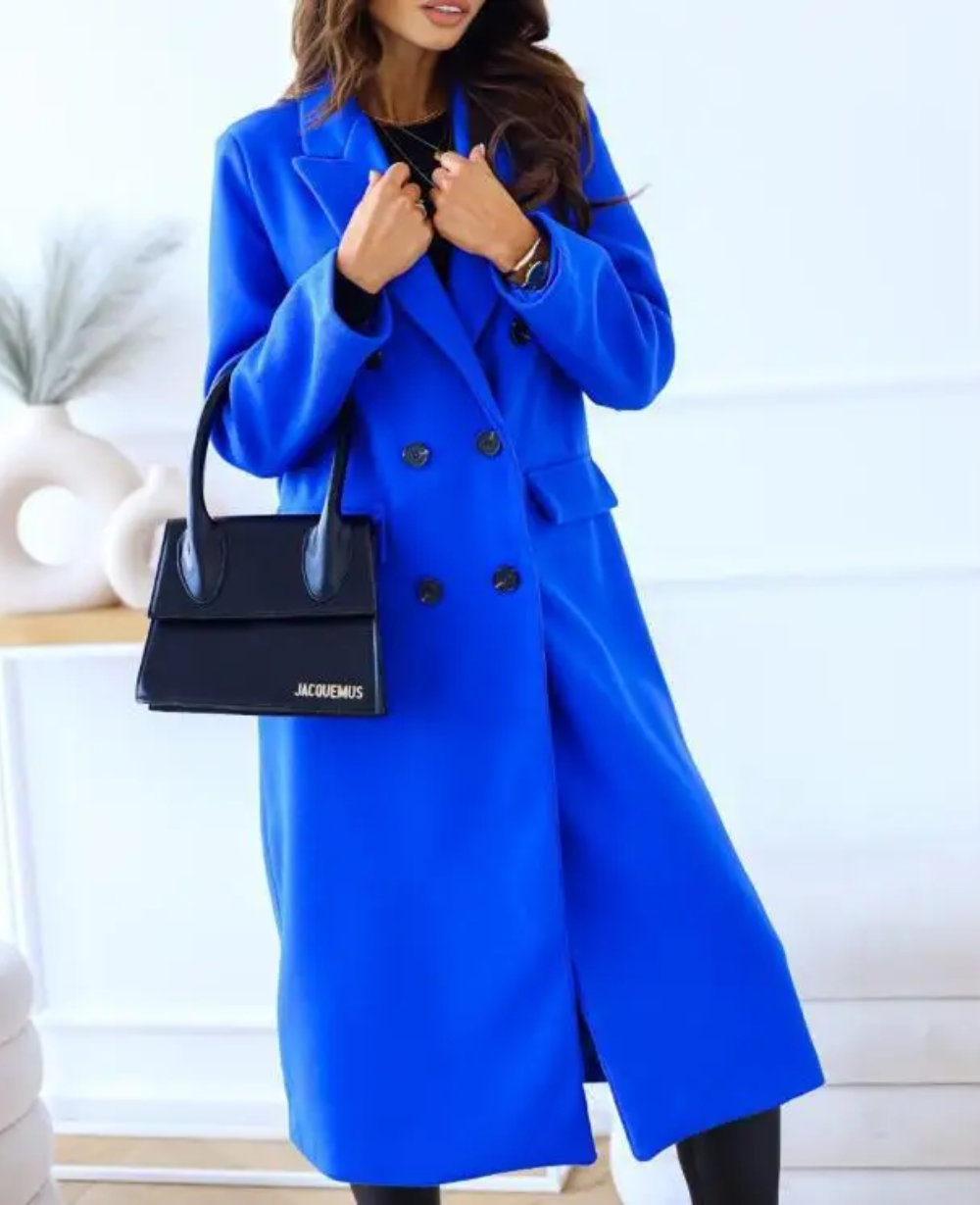 Lorena | Lange trenchcoat – Elegante winterbasics