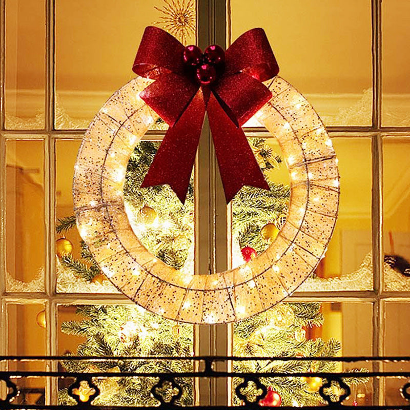 Kerstslinger 50 cm lichtgevende LED-warmlicht