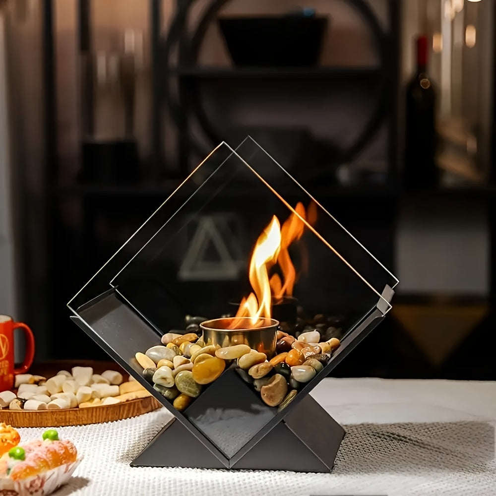 FestiveFlame | Klassieke open haard – Compacte sfeer voor binnen en buiten
