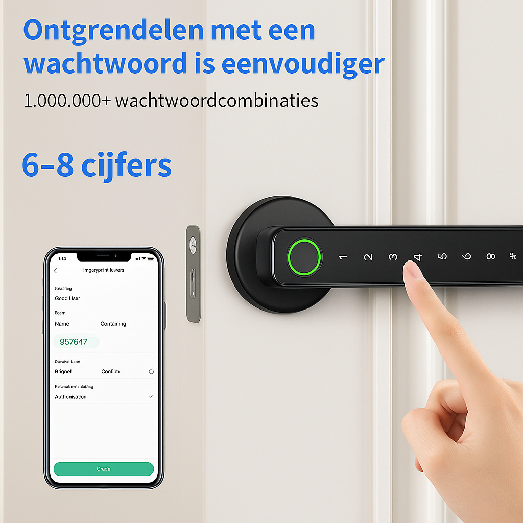 Tuya | Smart Vingerafdrukvergrendeling