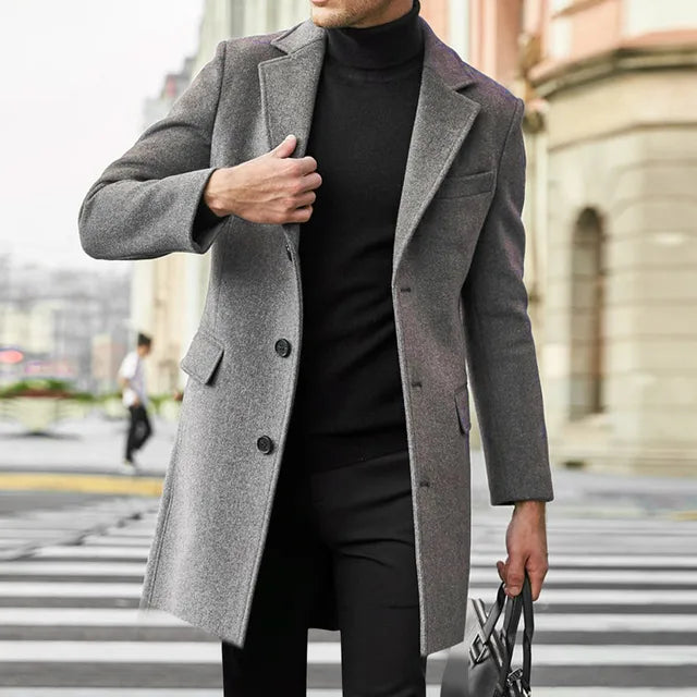 Wesley | Verfijnde jas in vintage-stijl | Herenmode