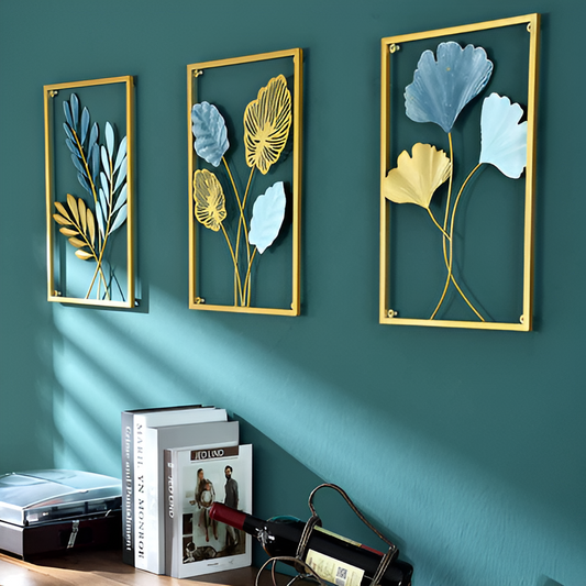 LeafLuxe | Stijlvolle metalen wanddecoratie