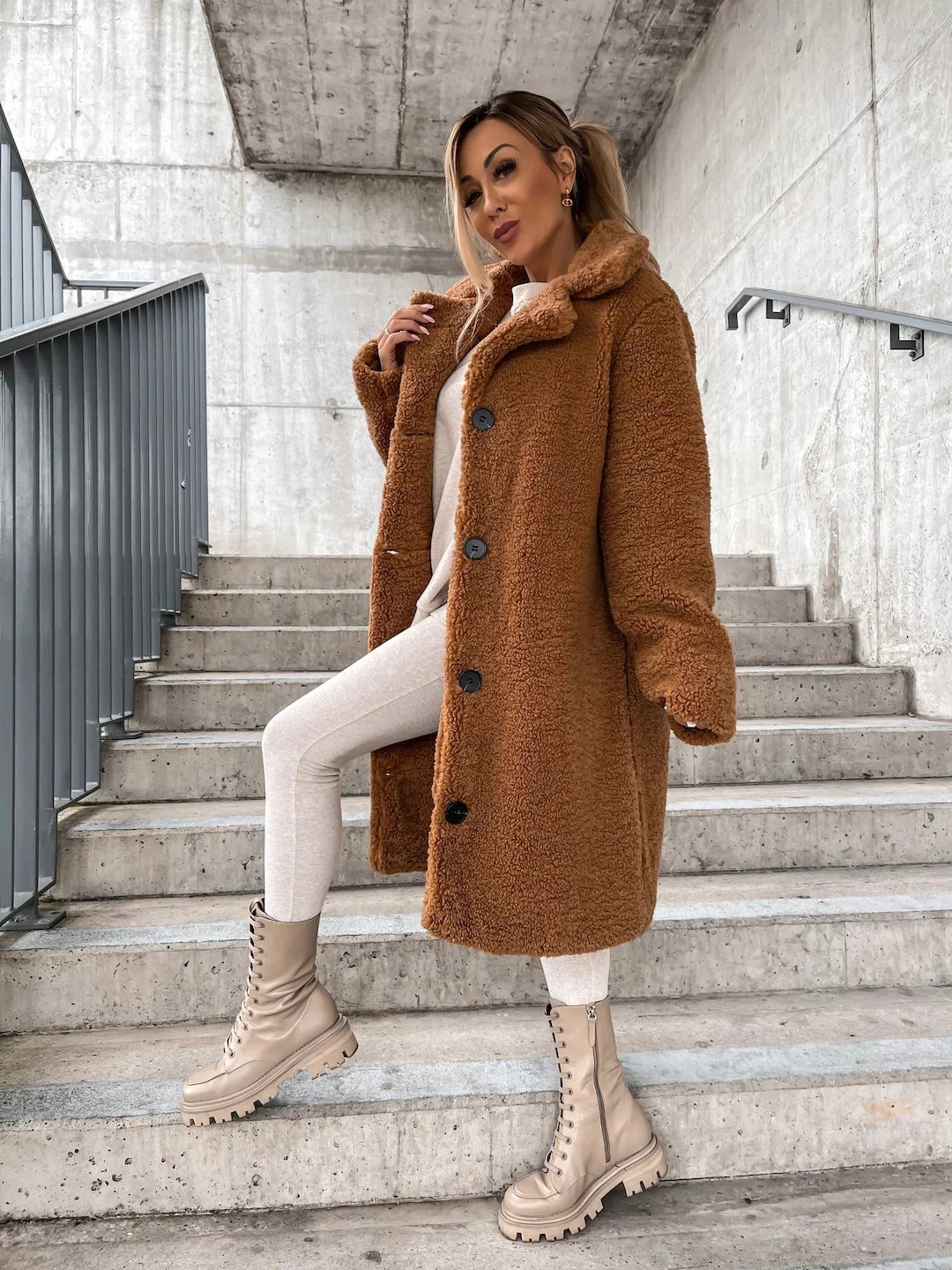 Mila | Winterjas van fijne wol