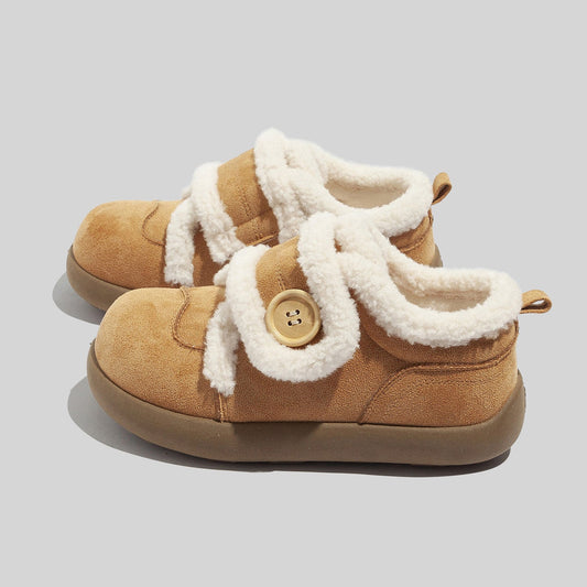 Belinda | Fleece gevoerde schoenen met klittenbandsluiting