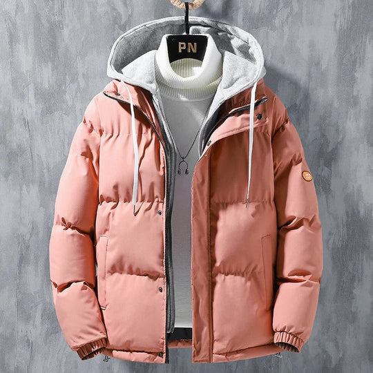 Daxon | Pufferjas voor heren – zachte voering en warme capuchon