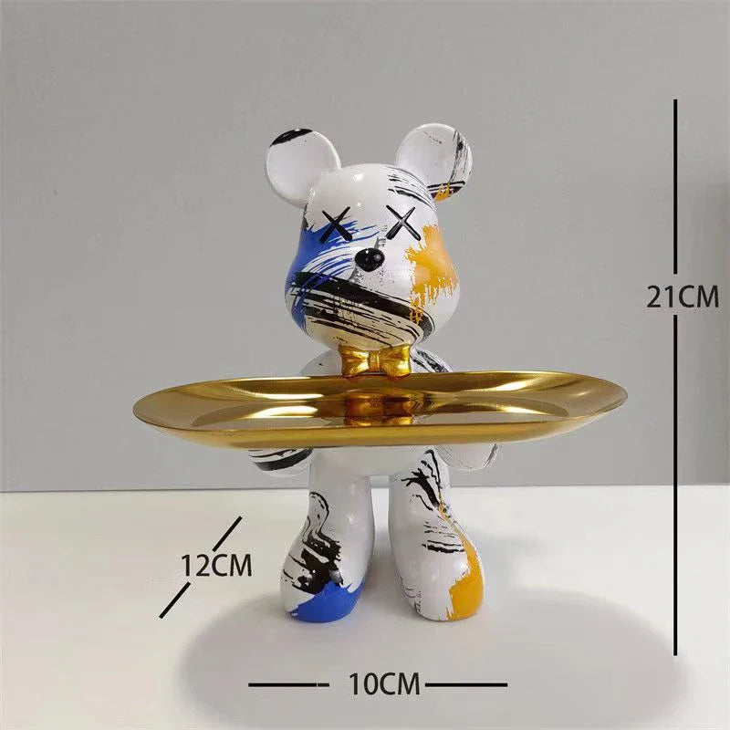 Graffiti Beer Ornament Beeldje Woondecoratie