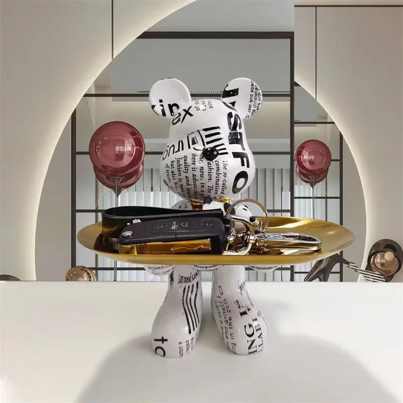 Graffiti Beer Ornament Beeldje Woondecoratie