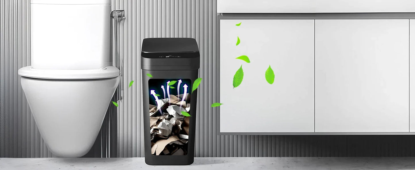 Smart Inductie Afvalbak – 18L | Touchless, Stil & Hygiënisch