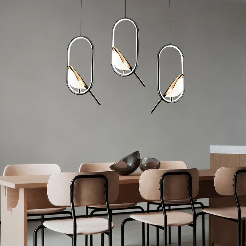 Magpie Vogel LED-hanglamp
