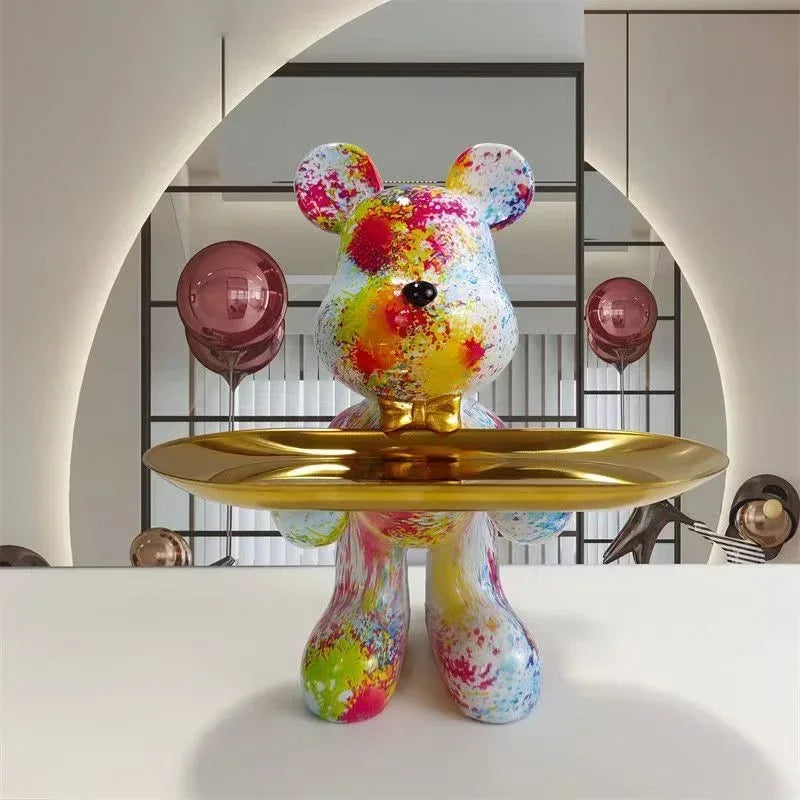 Graffiti Beer Ornament Beeldje Woondecoratie