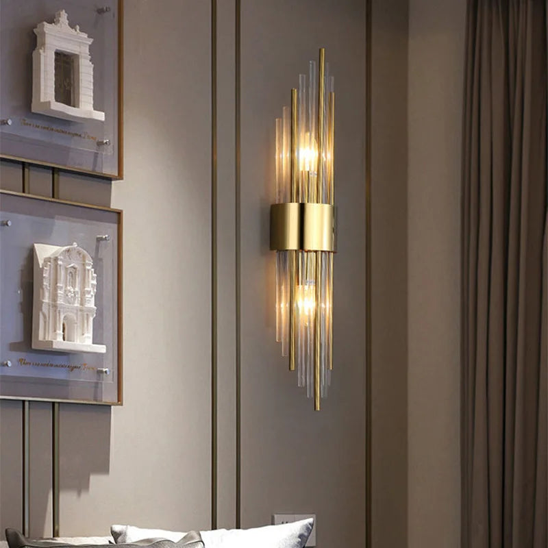 Skorter | Elegante LED-wandlamp in goud