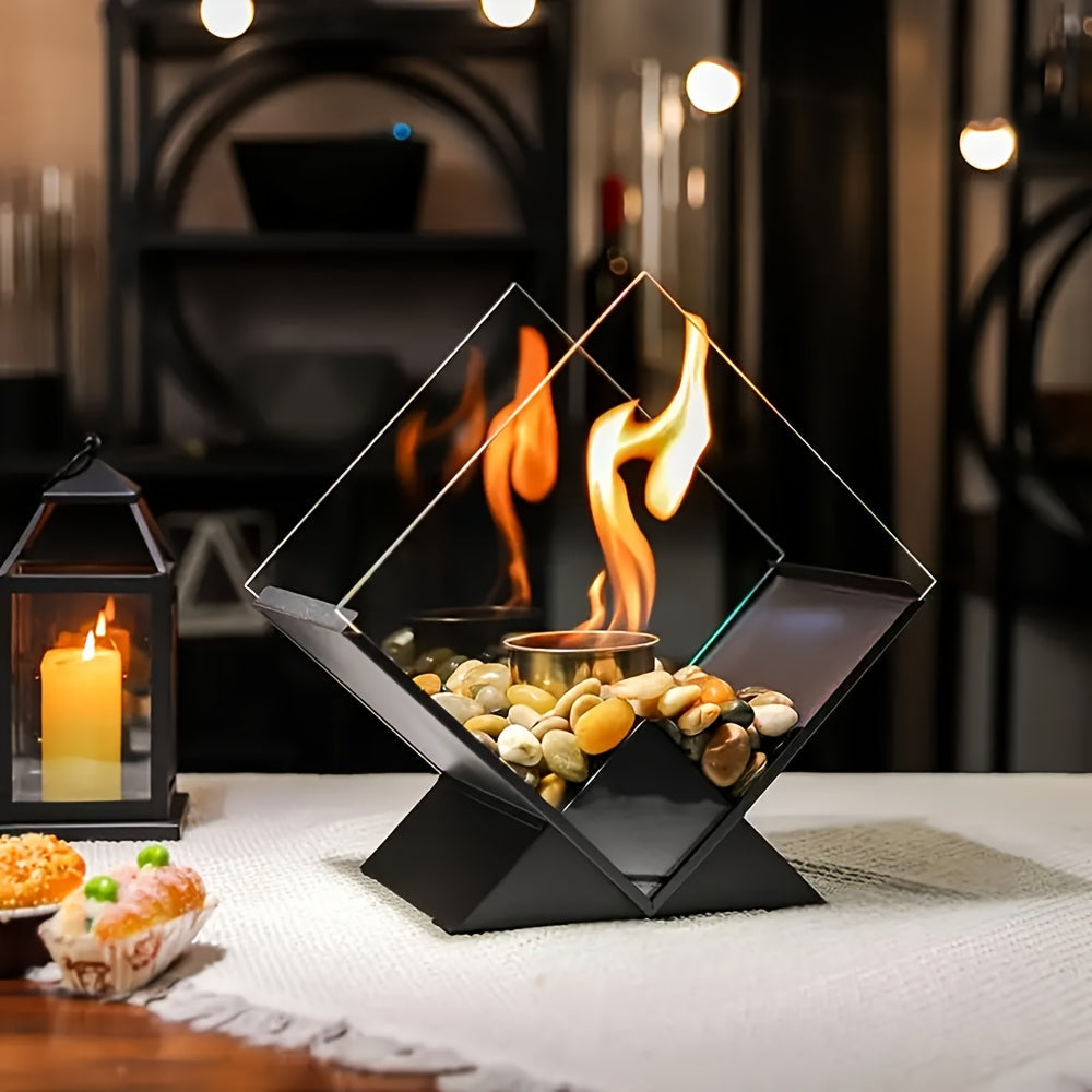 FestiveFlame | Klassieke open haard – Compacte sfeer voor binnen en buiten