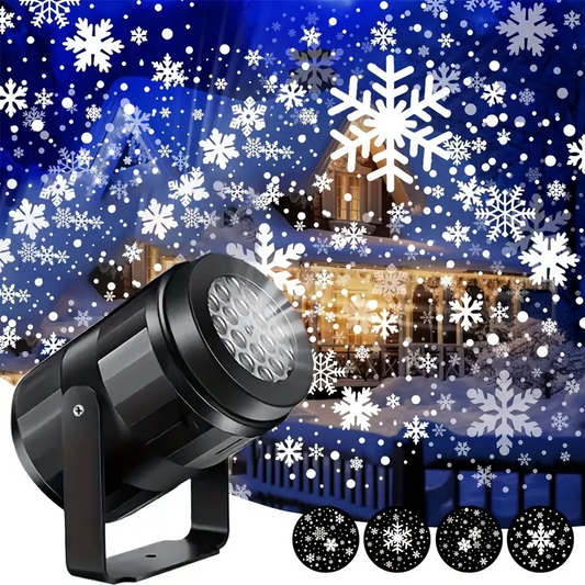 SnowMagic | Sneeuwvlokprojector – LED-sneeuwval voor binnen en buiten