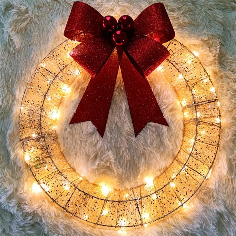 Kerstslinger 50 cm lichtgevende LED-warmlicht